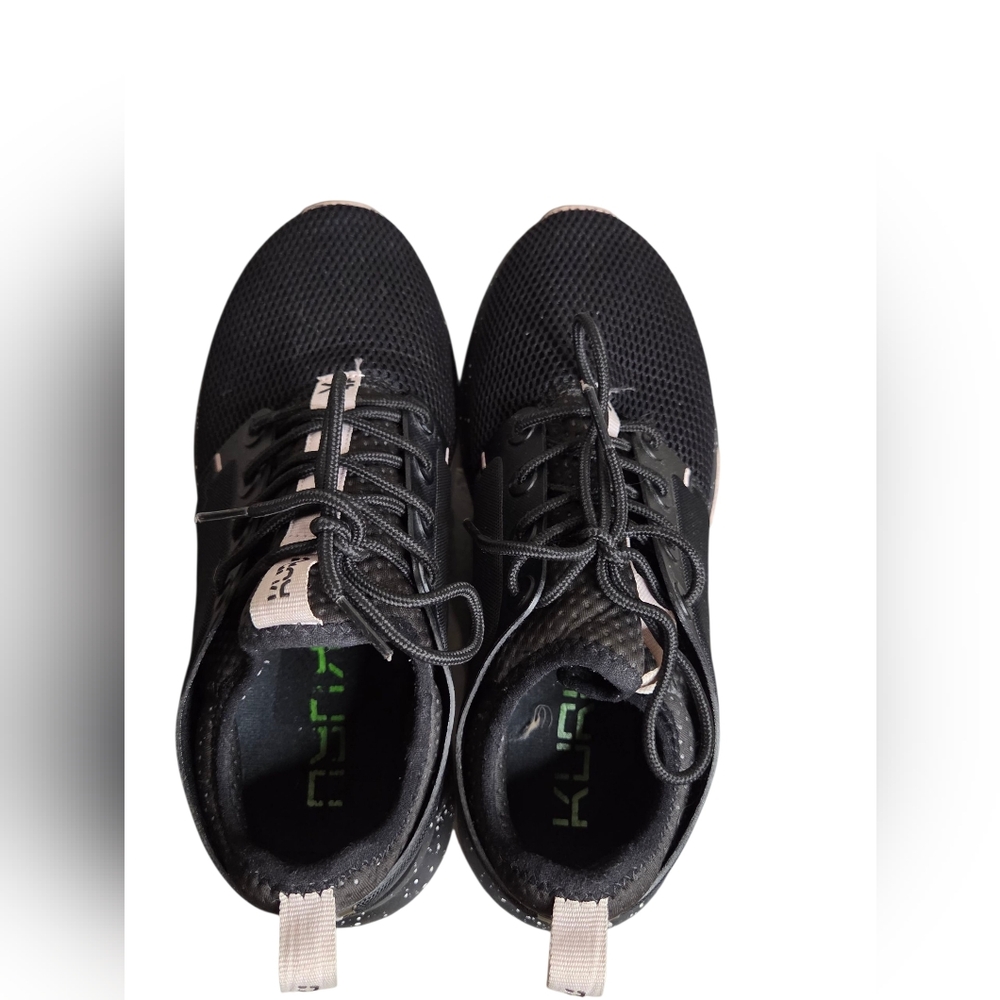 Kuru Atom Sneakers in Jet Black Misty Lilac Workout Walking Women's Size 7.5 - Picture 6 of 10